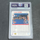 1995-96 Upper Deck #35 Tyrone Corbin Signed Card AUTO PSA Slabbed Hawks