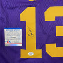 TARI EASON signed jersey PSA/DNA LSU Tigers Autographed
