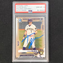 2022 Topps #BDC-200 Tyler Black Signed Card AUTO 10 PSA Slabbed Brewers