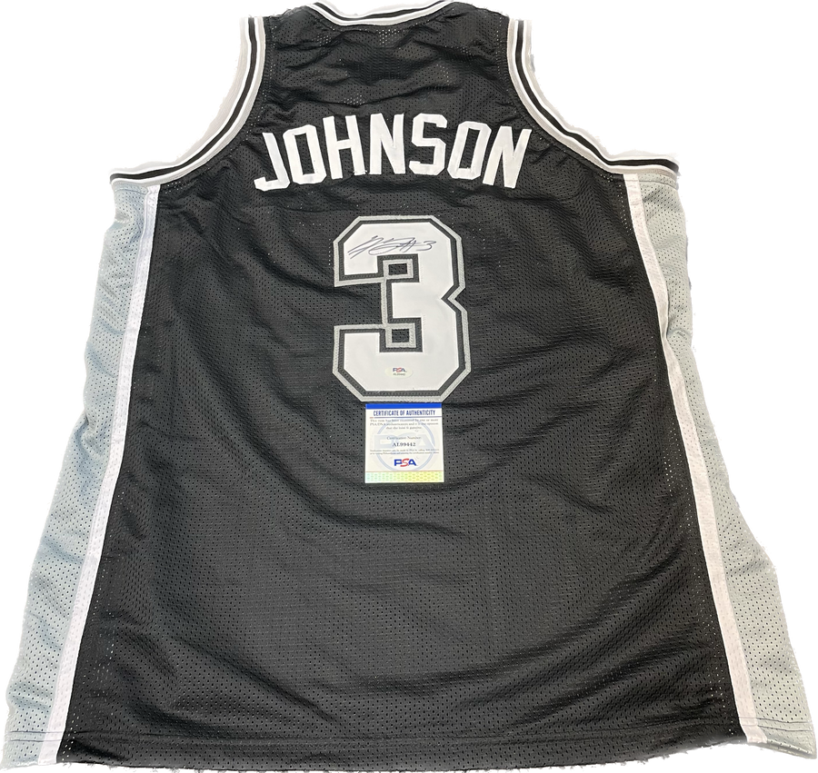 Keldon Johnson signed jersey PSA/DNA San Antonio Spurs Autographed