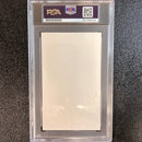 Cliff Hagan Signed index card Auto PSA Slabbed Hawks