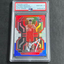 2021-22 Panini Prizm Red White Blue #318 Alperen Sengun Auto Grade 10 PSA Slabbed RC Rockets