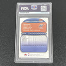 2003-04 Fleer Ultra #108 Jerry Stackhouse Signed Card AUTO PSA Slabbed Wizards