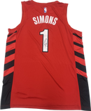 Anfernee Simons Signed Jersey JSA Portland Trail Blazers Autographed