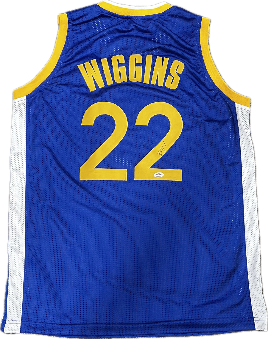 Andrew Wiggins signed jersey PSA/DNA Golden State Warriors Autographed