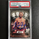 2021 Panini Chronicles Crown Royale #16 Khabib Nurmangomedov Signed Card AUTO PSA Slabbed