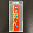 1969 Topps Rulers Jerry West signed PSA/DNA Encapsulated VG 3 Auto 10 Lakers Autographed