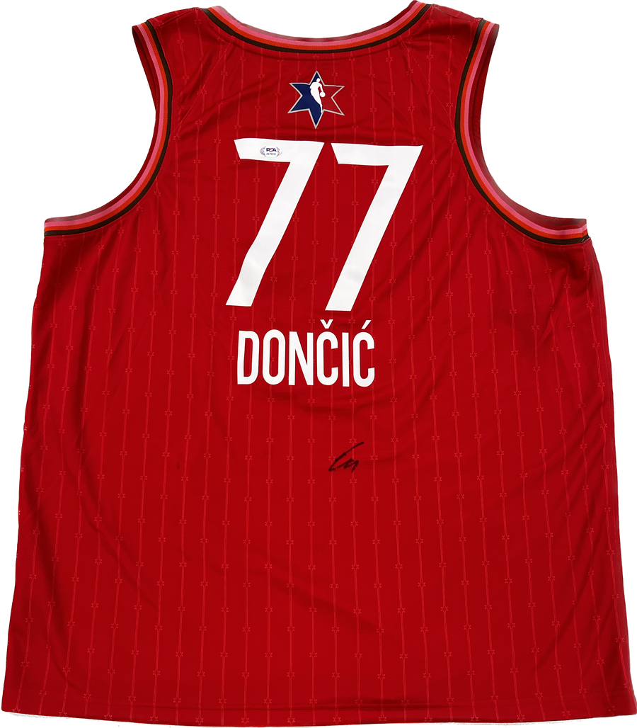 Luka Doncic signed jersey PSA/DNA Dallas Mavericks Autographed