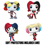 PREORDER (Estimated Arrival Q2 2024) POP Heroes: DC - Set of 4 with Soft Protectors
