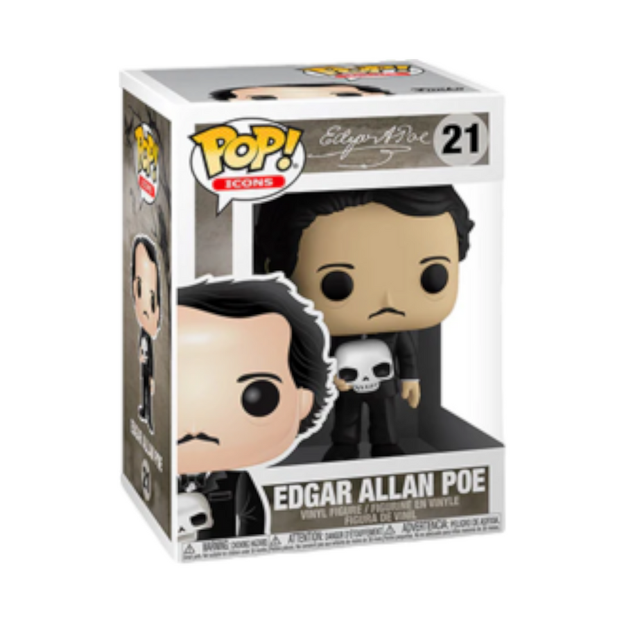 Populaire! Icônes : Edgar Allan Poe *Crâne*