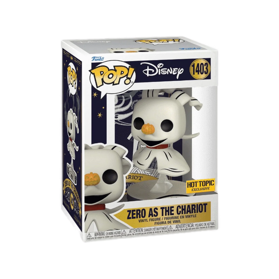 Zero as The Chariot #1403 Funko Pop! - The Nightmare Before Christmas - Hot Topic Exclusive