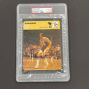1977 Sportscaster Jerry West signed Trading Card PSA/DNA Slabbed Los Angeles Lakers Autographed
