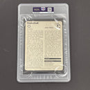 1977 Sportscaster Jerry West signed Trading Card PSA/DNA Slabbed Los Angeles Lakers Autographed