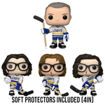PREORDER (Estimated Arrival Q3 2024) POP Movies: Slap Shot-  Set of 2 with 4in Soft Protector