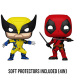 PREORDER (Estimated Arrival Q3 2024) POP Marvel: Deadpool 3 - Set of 2 with Soft Protectors