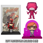 PREORDER (Estimated Arrival Q3 2024) POP Marvel: Daredevil 60th – Set of 3 with 4in Soft Protector