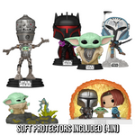 PREORDER (Estimated Arrival Q3 2024) POP Star Wars: The Mandalorian S10 –  Set of 6 with 4in Soft Protectors
