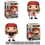 PREORDER (Estimated Arrival Q3 2024) POP Rocks: Guns n Roses - Axl Rose (1992) Chase & Common Set of 2 with Soft Protectors