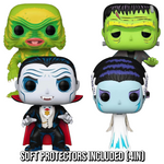 PREORDER (Estimated Arrival Q3 2024) POP Movies: Universal Monsters S5 - Set of 4 with Soft Protectors