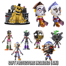 PREORDER (Estimated Arrival Q4 2024) POP Games: Five Night's at Freddy's Security Breach Ruin - Set of 9 Including Golden Freddy Statue with 4in Soft Protectors