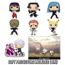 PREORDER (Estimated Arrival Q4 2024) POP Animation: Jujutsu Kaisen - Set of 8 with 4in Soft Protectors