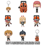 PREORDER (Estimated Arrival Q4 2024) POP Animation: Chainsaw Man - Chainsaw Man Set of 9 (Including Chase) with 4in Soft Protectors