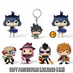 PREORDER (Estimated Arrival Q4 2024) POP Animation: Black Clover- Pop and Keychain Set of 7 (Including Chase) with 4in Soft Protectors