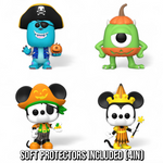 PREORDER (Estimated Arrival Q4 2024) POP Disney: Disney and Pixar Halloween - Set of 4 with Soft Protectors