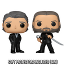 PREORDER (Estimated Arrival Q4 2024) POP Movies: John Wick 4- Set of 2 with Soft Protectors