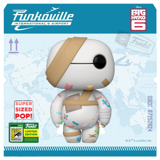 PREORDER (Estimated Arrival August 2024) Pop! Super: Disney's Big Hero 6 - Baymax with Bandages (2024 SDCC EVENT EXCLUSIVE)