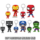 PREORDER (Estimated Arrival Q4 2024) POP Marvel: Marvel New Classics- Pop Vinyl and Pop Keychain Set of 10 with 4in Soft Protectors