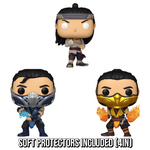PREORDER (Estimated Arrival Q4 2024) POP Games: MK1 Mortal Kombat 1 - Set of 3 with Soft Protectors