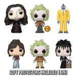 PREORDER (Estimated Arrival Q4 2024) POP Movies: Beetlejuice Beetlejuice- Set of 6 (including Chase) with Soft Protectors