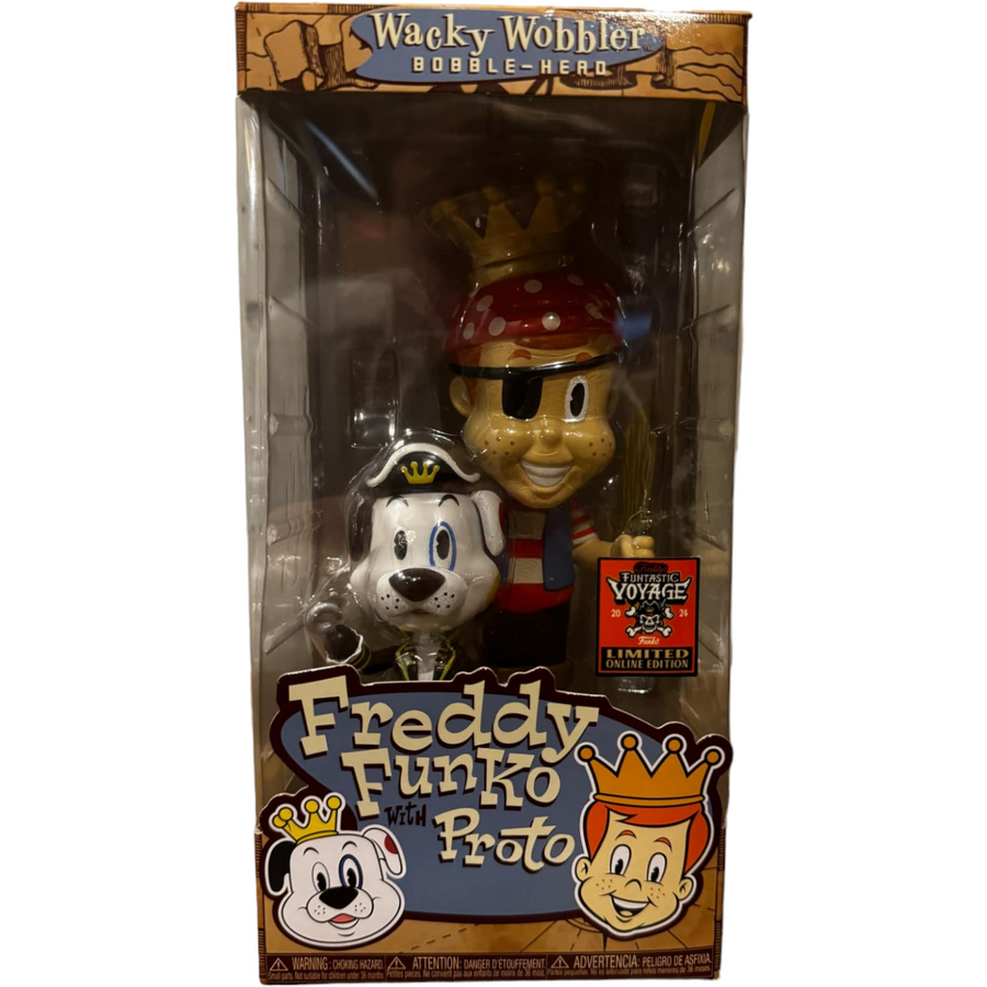 Pop! Originals: Freddy Funko and Proto Wacky Wobbler (Funtastic Voyage Online Edition)