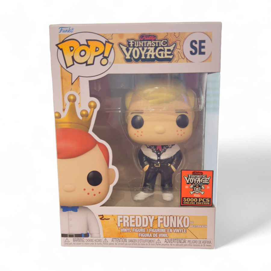 Pop! Originals: LE5000 Freddy Funko as Western Ken (Funtastic Voyage Online Edition)