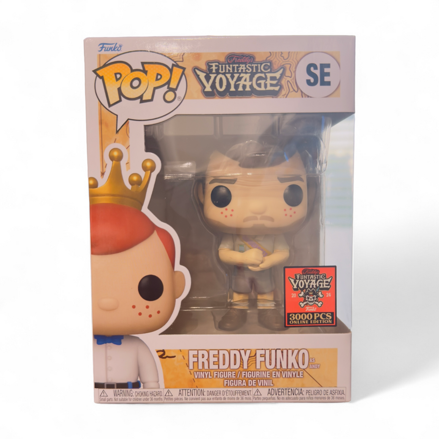 Pop! Originals: LE3000 Freddy Funko as Andy Dwyer (Funtastic Voyage Online Edition)