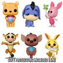 PREORDER (Estimated Arrival Q1 2025) POP Disney: Winnie the Pooh S3- Set of 6 with Soft Protectors