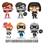 PREORDER (Estimated Arrival Q1 2025) POP Disney: Incredibles 20th Anniversary - Set of 6 Including Both Chases with Soft Protectors