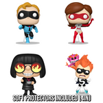 PREORDER (Estimated Arrival Q1 2025) POP Disney: Incredibles 20th Anniversary - Set of 4 with Soft Protectors