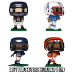 PREORDER (Estimated Arrival Q1 2025) POP NFL: Set of 4 with Soft Protectors