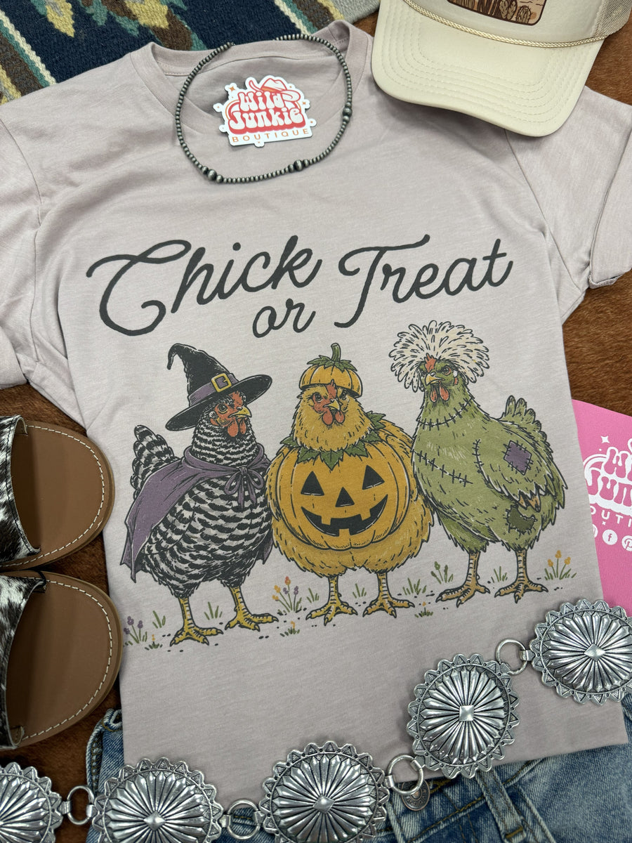 Chick or Treat Halloween Graphic Tee