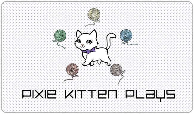 Pixie Kitten Plays Playmat