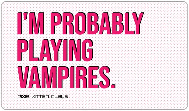 Playing Vampires Playmat