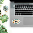 Plant Lady But Also Dog Lady Glossy Die Cut Vinyl Sticker 3in x 1.88in