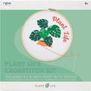 Plant Life Crosstitch Kit | Embroidery Crafts Tool Set