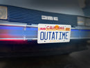 Back to the Future OUTATIME License Plate Replica