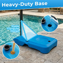 Pool Basketball Hoop with Adjustable Height and Weighted Base