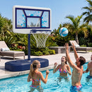 Pool Basketball Hoop Set with 2 Balls and Pump