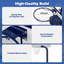 Pool Basketball Hoop Set with 2 Balls and Pump