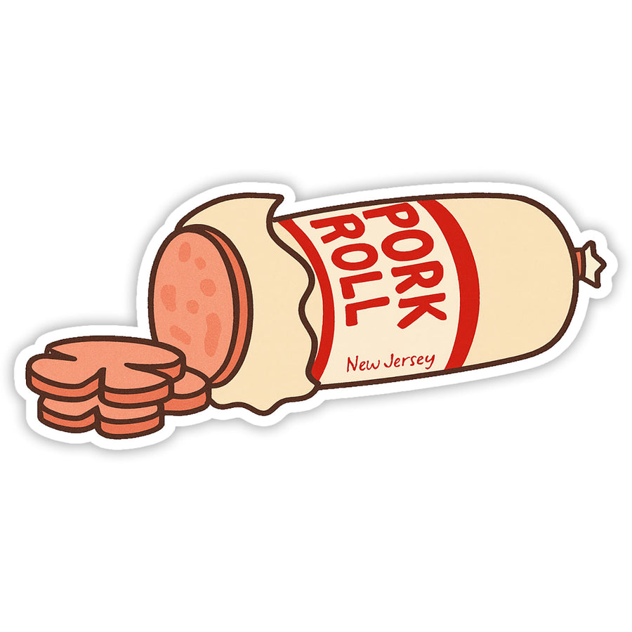 Pork Roll by the Roll Sticker